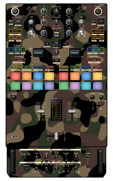 Pioneer DJ DJM S7 Skin Camo Woodland